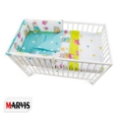 Lenjerie gradina albastra bebe